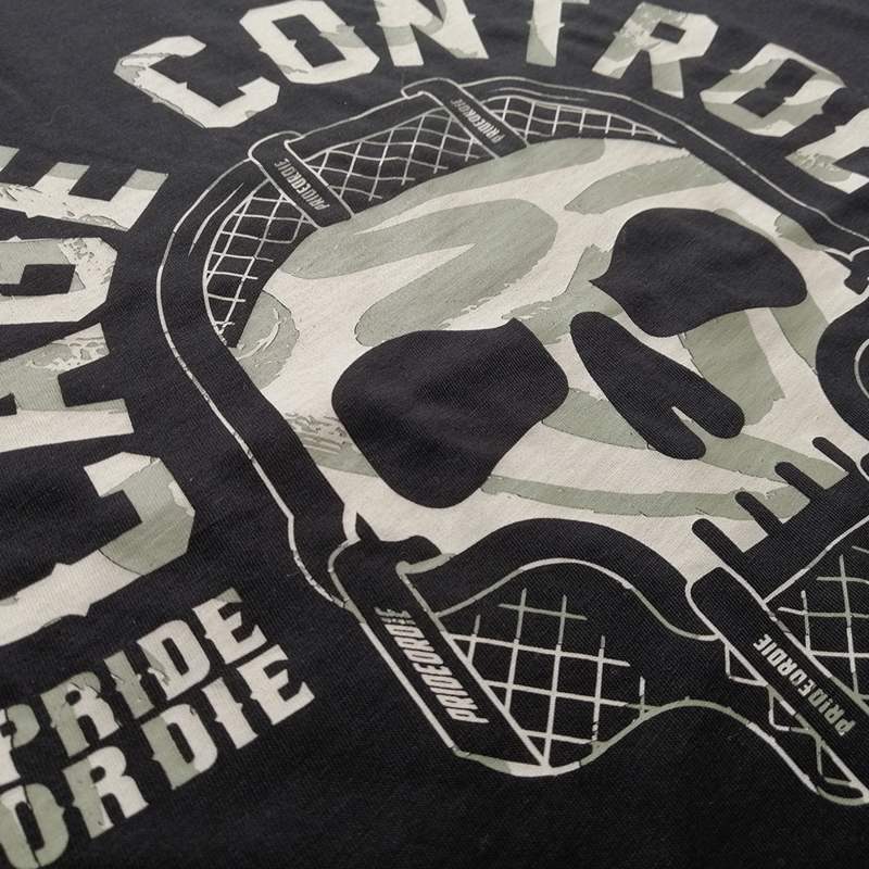 PRiDEorDiE cage control T-Shirt -black